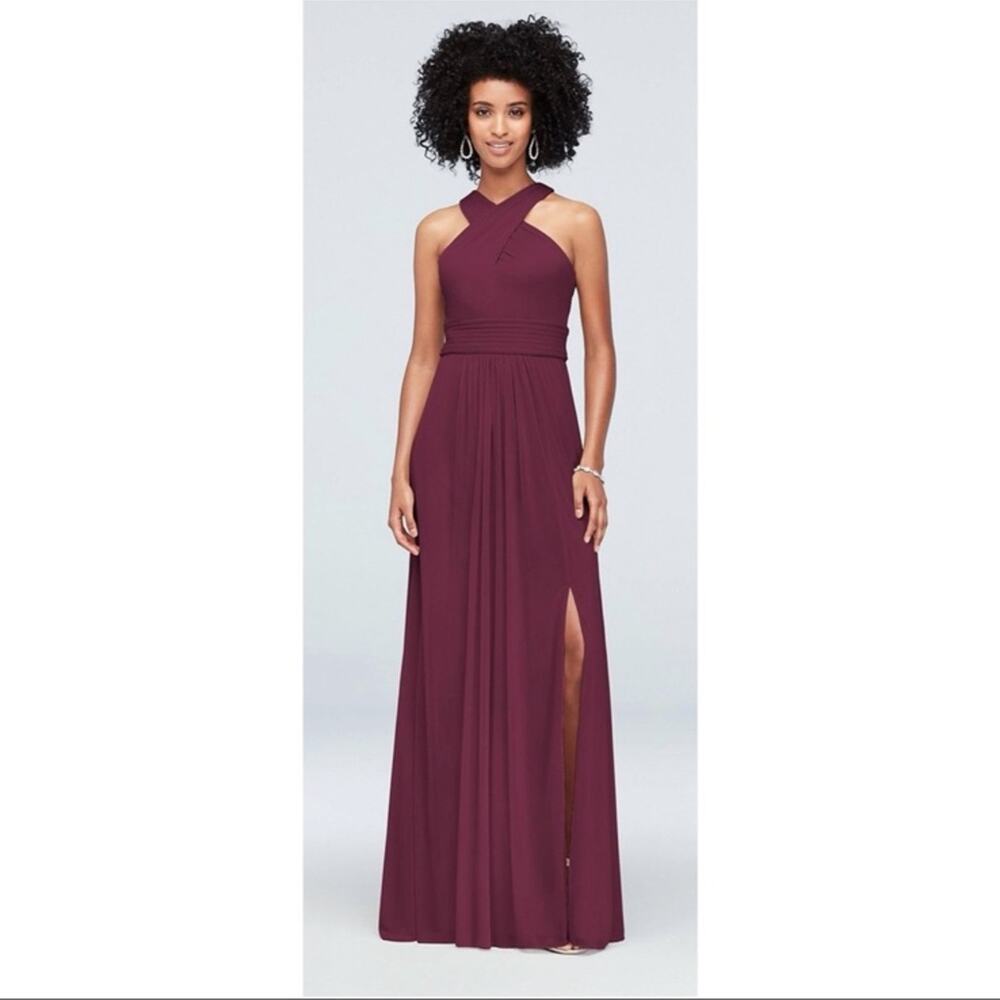 David’s Bridal Size 16 Color-Wine-Prom Wedding Dress